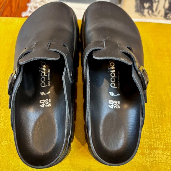 Birkenstock Papillio Boston Chunky Clog - Black - Womens Size: US 9-9.5 / EU 40 - Picture 7 of 9